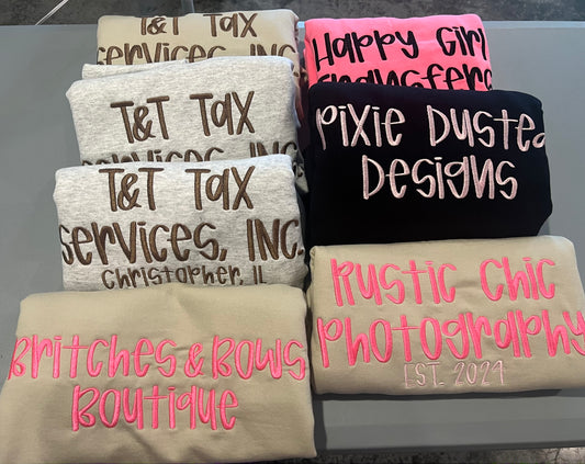 Custom Embroidered Crewneck