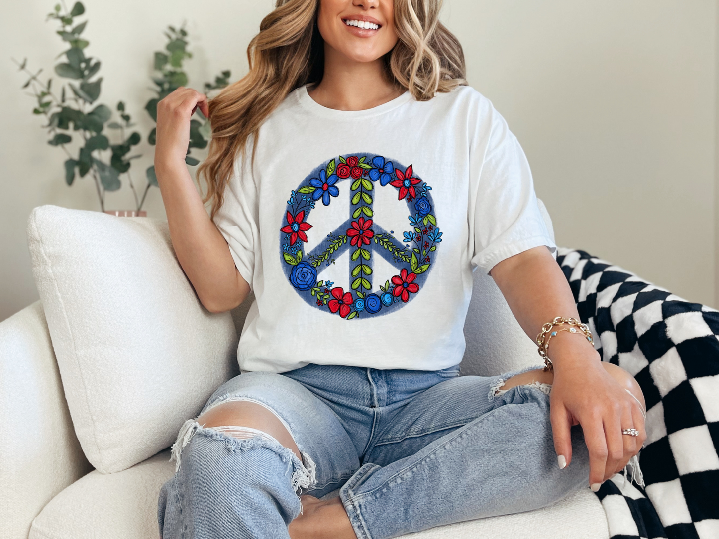 Americana Peace Sign