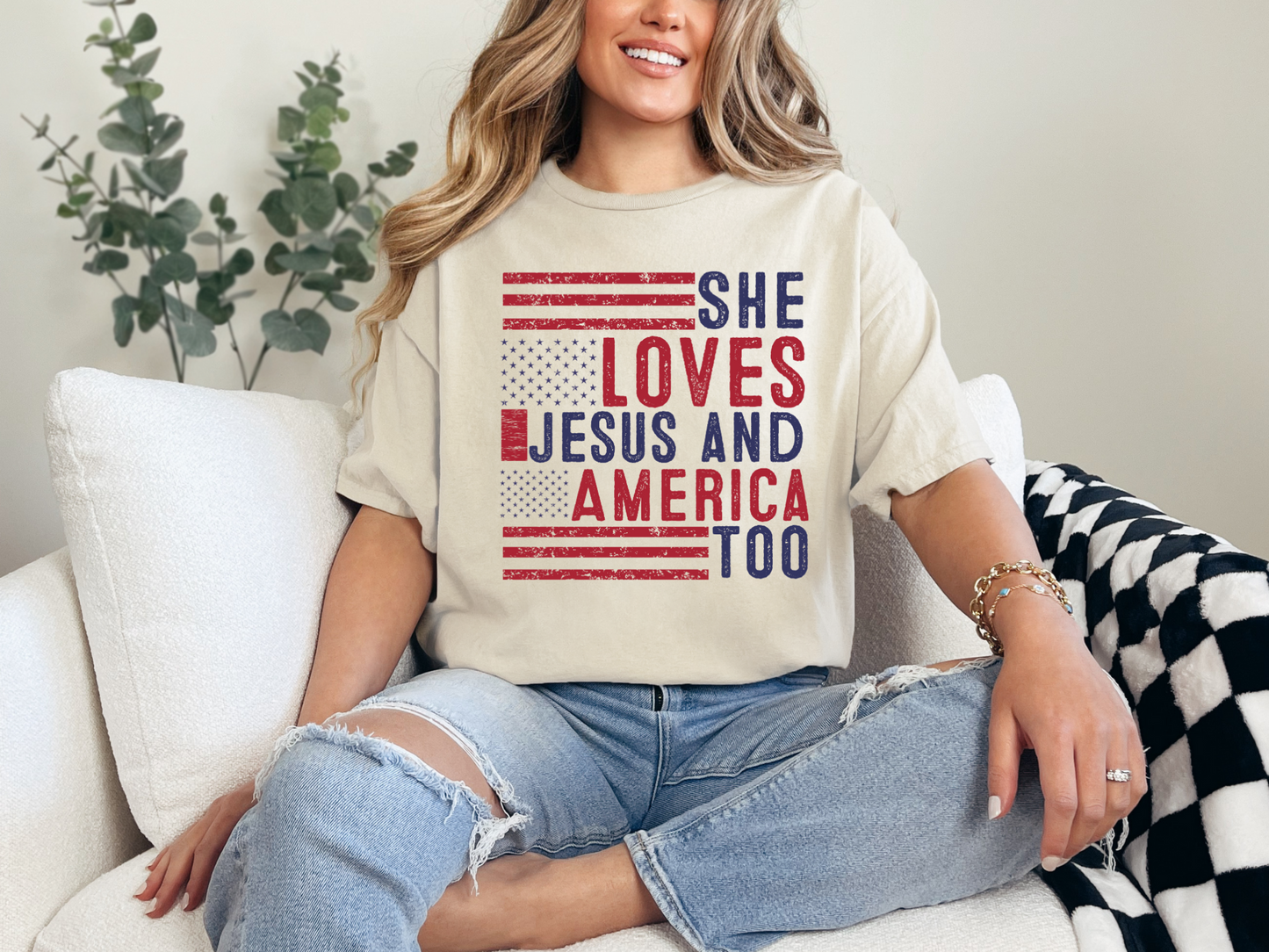 Loves Jesus & America Too