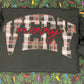 Quilted Very Merry Embroidered Crew