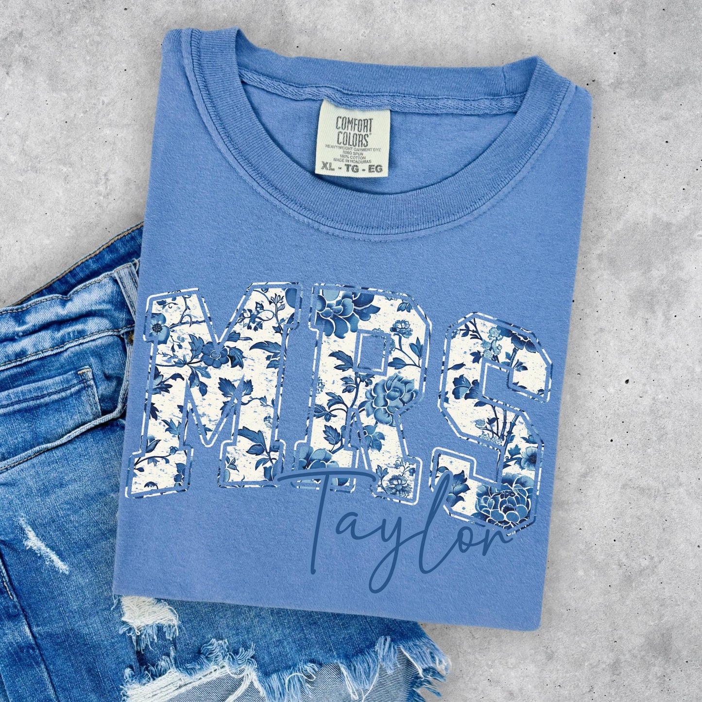 Vintage Floral MRS Tee