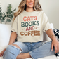 Cats Books Coffee
